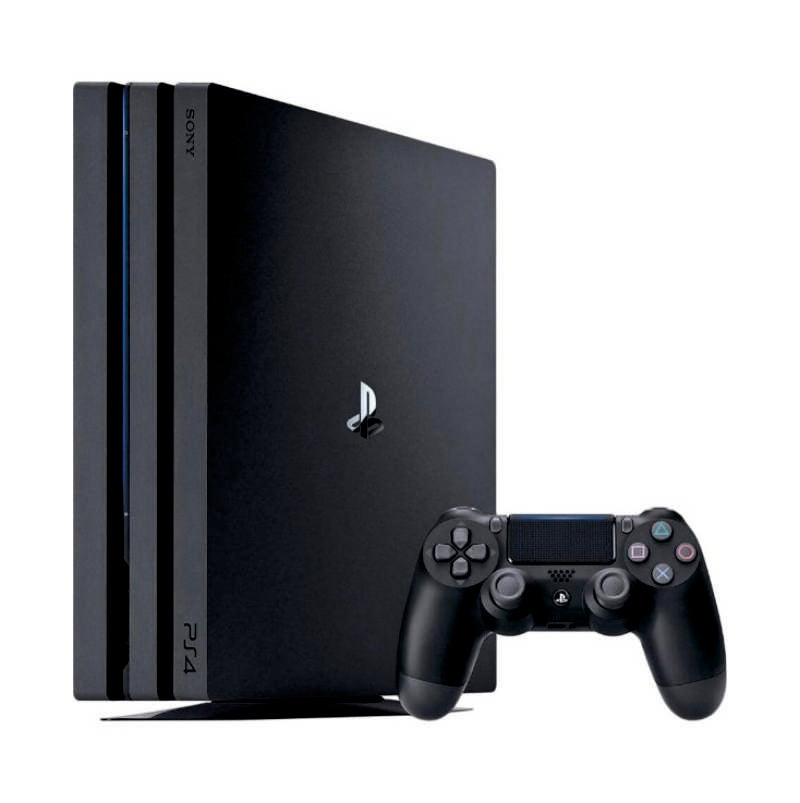 Консоль Sony PlayStation 4 PRO 1TB CUH 72 Black обслугована + Геймпад бездротовий DualShock 4 + коробка + гарантія б/в