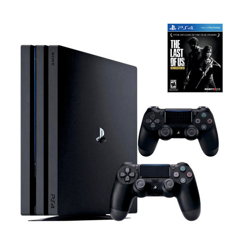 Консоль Sony PlayStation 4 PRO 1TB CUH 72 Black обслугована + 2 Геймпада бездротових DualShock 4 + The Last of Us: Remastered + гарантія б/в
