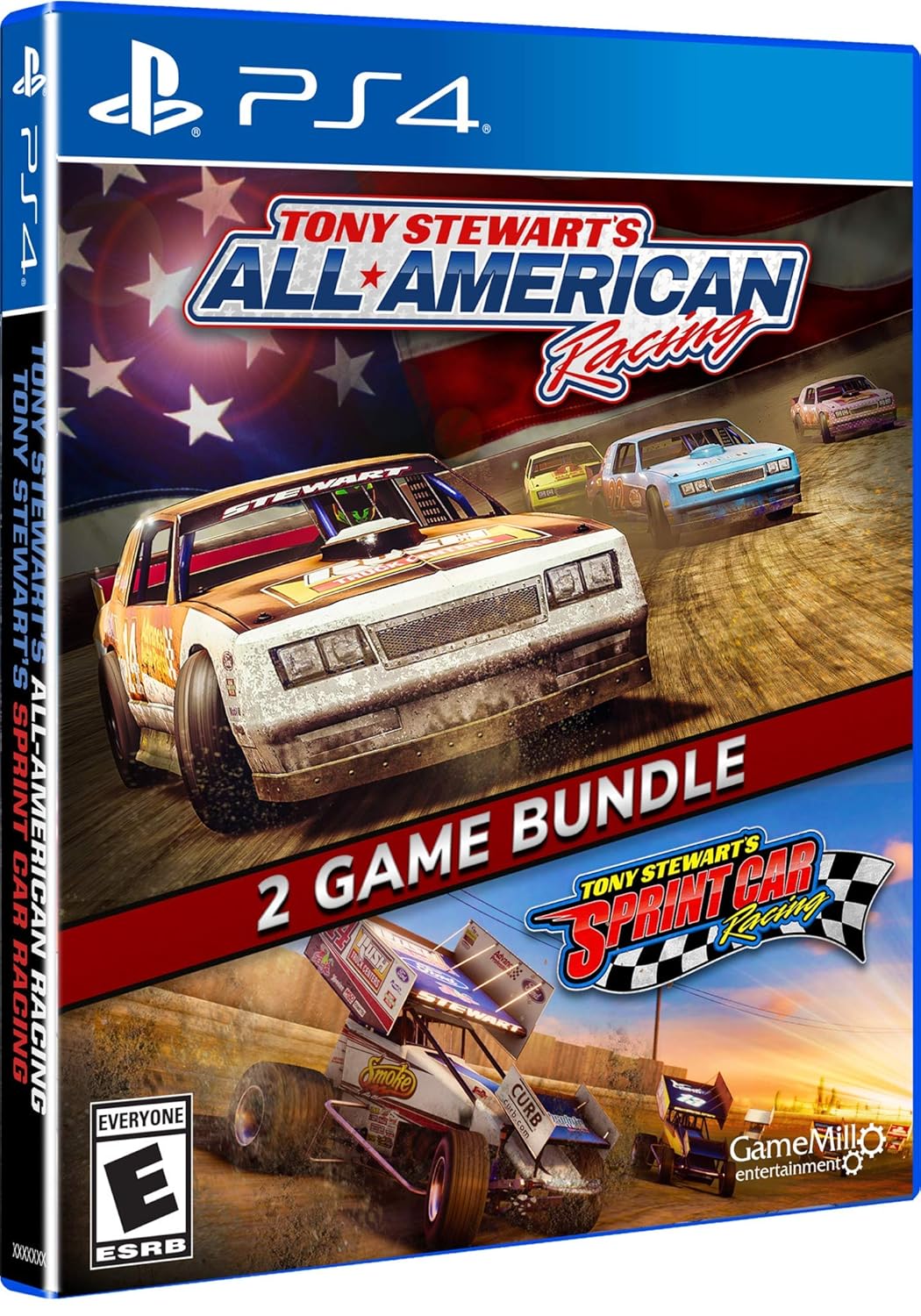 Гра Sony PlayStation 4 Tony Stewart's All American Racing: 2 Game Bundle Англійська Версія (CUSA-20660) Б/В