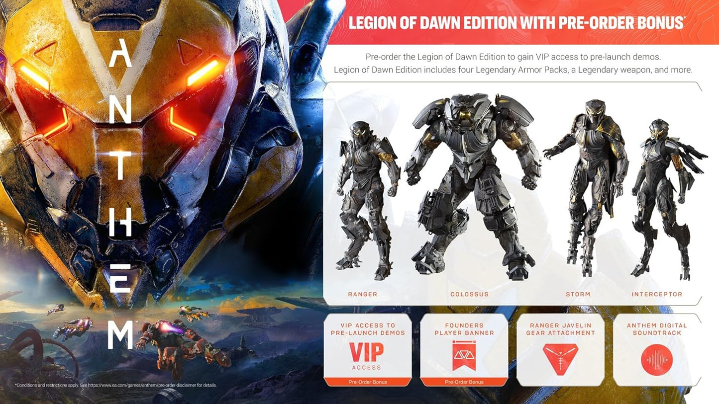 Гра Microsoft Xbox One Anthem Legion Of Dawn Edition Російські Субтитри Б/В