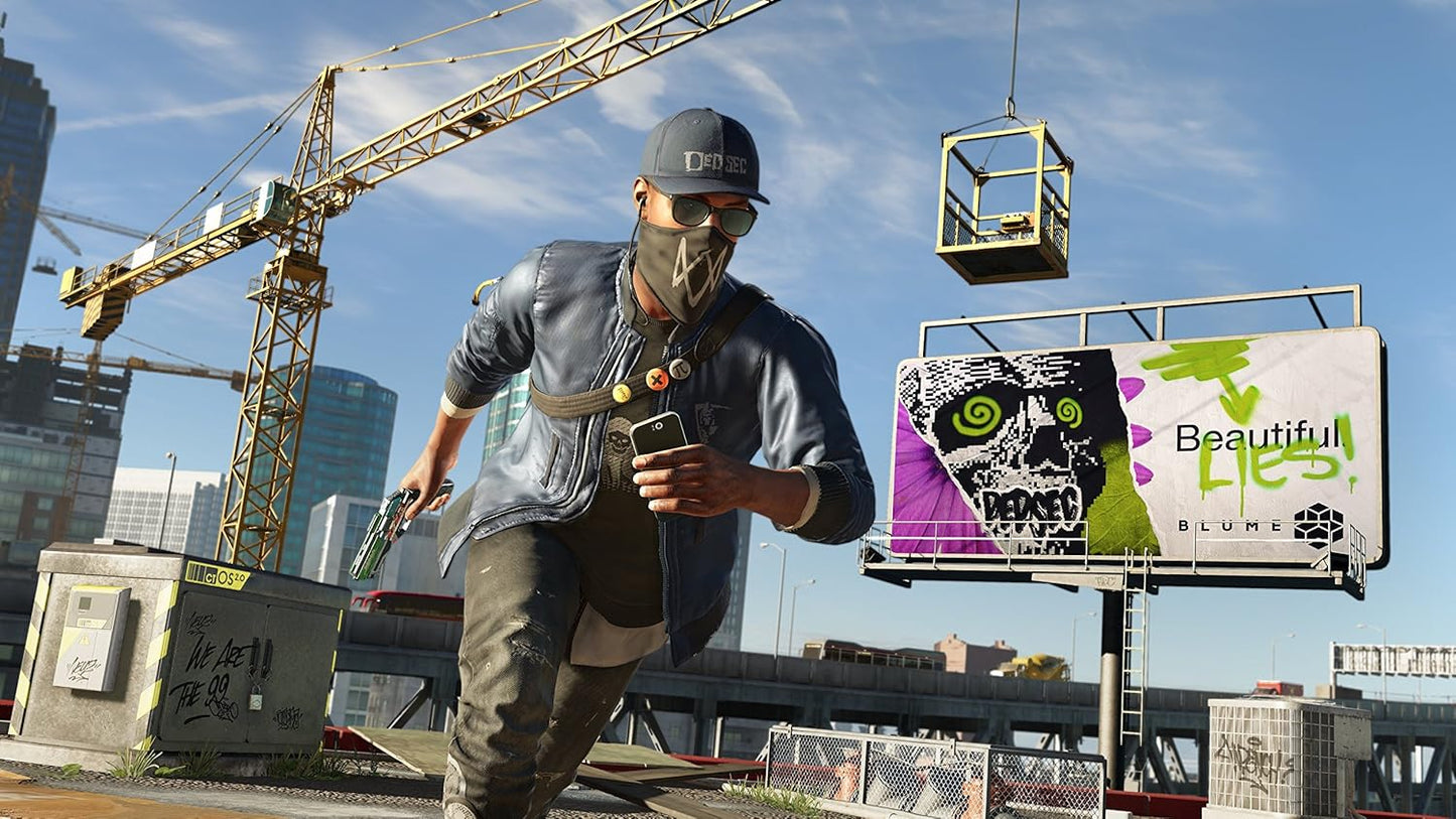 Гра Sony PlayStation 4 Watch Dogs 2 Gold Edition Російська Озвучка (CUSA-04295) Б/В