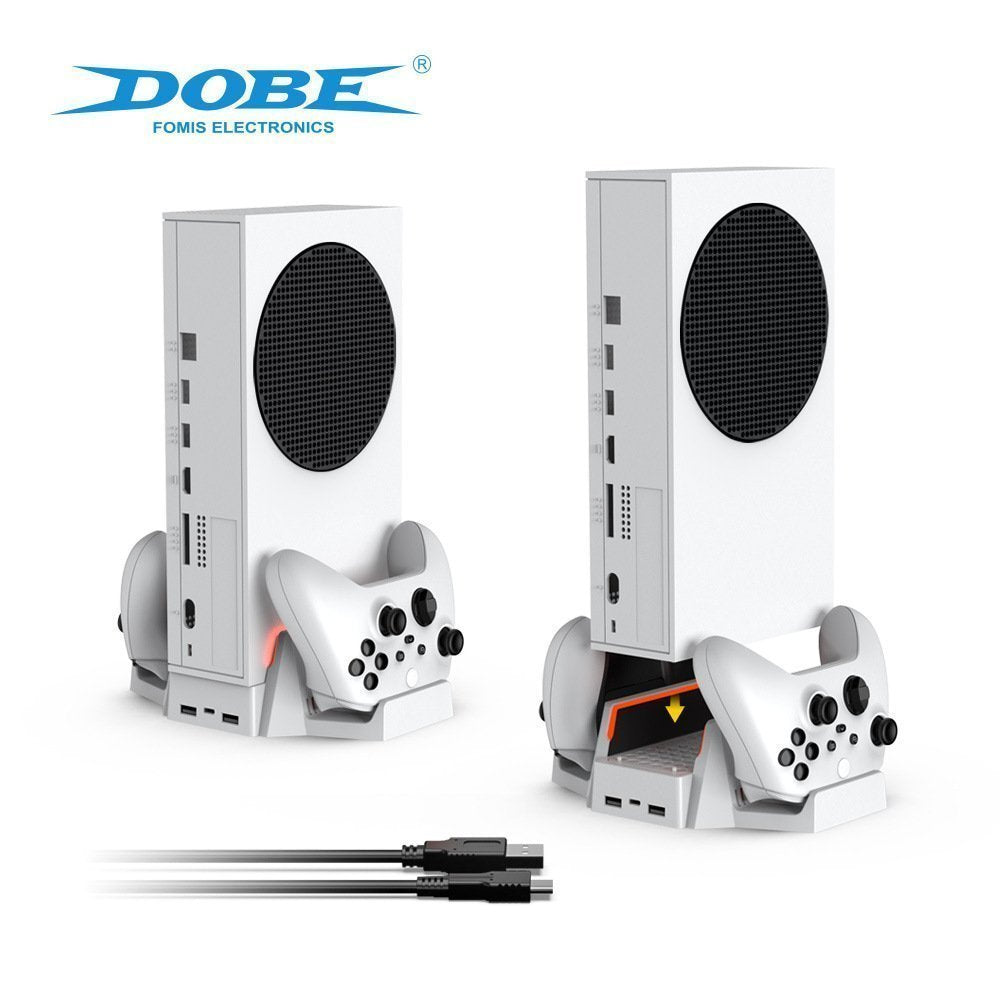 Мультифункціональна охолоджувальна зарядна підставка DOBE TYX-0663 для Xbox Series S з підсвіткою б/в