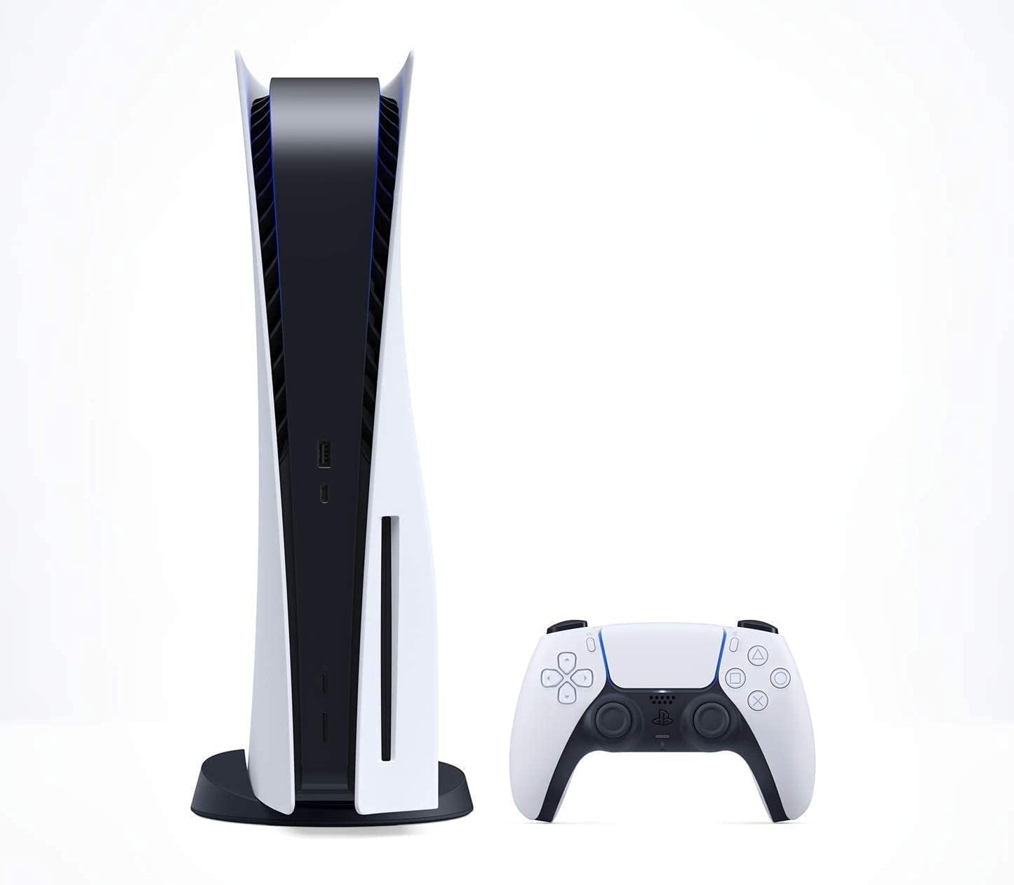Консоль Sony PlayStation 5 Blue-Ray + Геймпад бездротовий DualSense White + гарнтія б/в