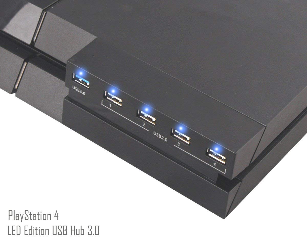 USB-Хаб DOBE 5-Ports для PS4 FAT, USB 3.0 + 4×USB 2.0 Б/В