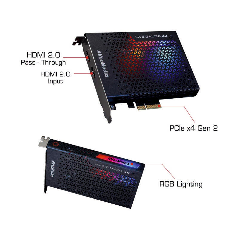 Пристрій відеозахоплення AVerMedia Live Gamer 4K GC573 Б/В