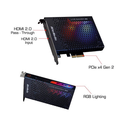 Пристрій відеозахоплення AVerMedia Live Gamer 4K GC573 Б/В