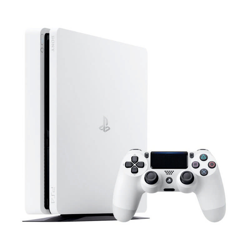 Консоль Sony PlayStation 4 SLIM 1TB White обслугована + Геймпад бездротовий DualShock 4 + гарантія Б/В