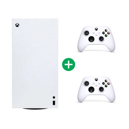 Консоль Microsoft Xbox Series X All-Digital 1TB Robot White + 2 Геймпада Microsoft Xbox Series X/S Wireless + гарантія Б/В