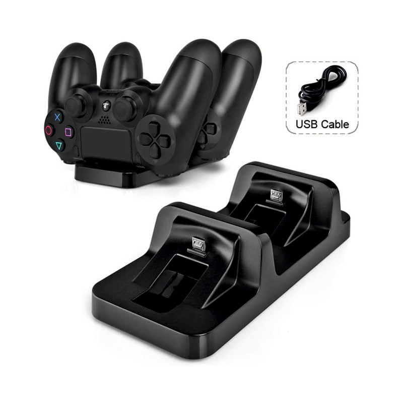 Зарядний пристрій провідний Dobe PlayStation 4 TP4-002 Black