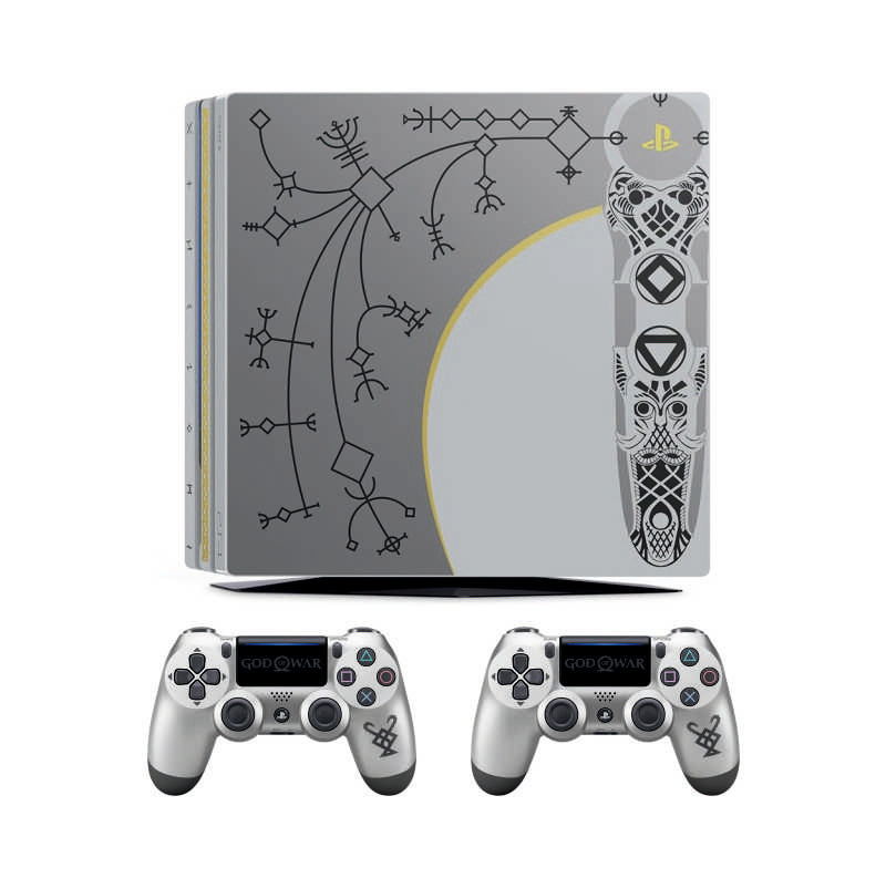 Консоль Sony PlayStation 4 Pro 1TB CUH 71 God of War Day 1 Limited Edition обслугована + 2 Геймпада бездротових DualShock 4 + гарантія Б/В