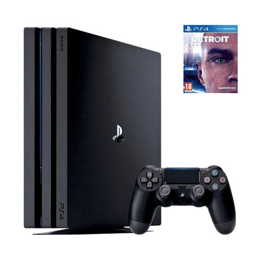 Консоль Sony PlayStation 4 PRO 1TB CUH 70-71 Black обслугована + Геймпад бездротовий DualShock 4 + Detroit: Become Human + гарантія б/в