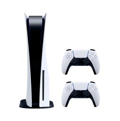 Консоль Sony PlayStation 5 Blu-ray 825GB White + 2 Геймпада бездротових DualSense White + гарантія б/в