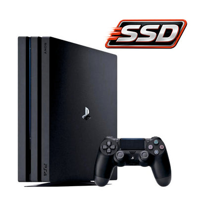 Консоль Sony PlayStation 4 PRO 1TB SSD CUH 72 Black обслугована + Геймпад бездротовий DualShock 4 + гарантія Б/В
