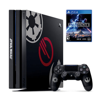 Консоль Sony PlayStation 4 Pro 1TB CUH 71 Star Wars BF II Limited Edition обслугована + Геймпад бездротовий DualShock 4 + гра Star Wars BF II + гарантія Б/В
