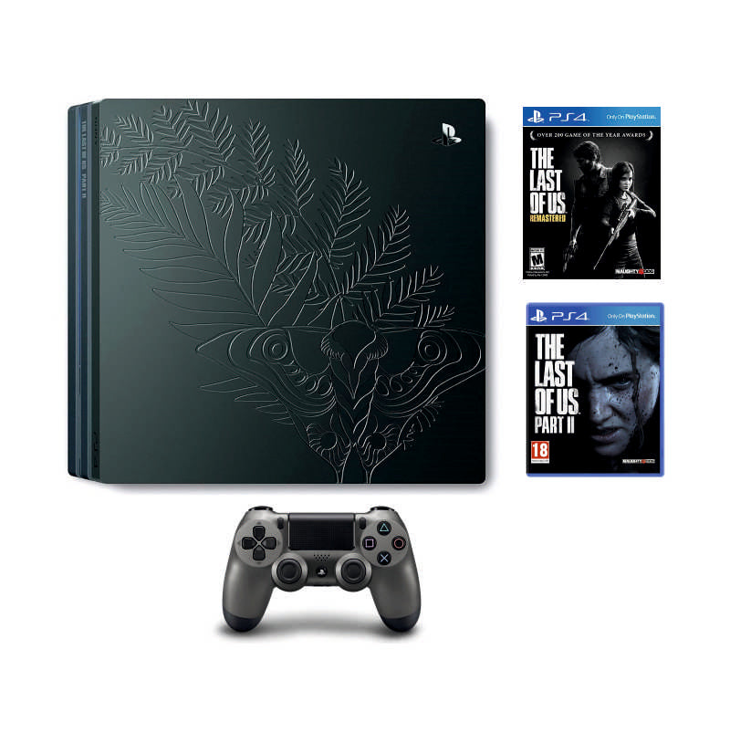 Консоль Sony PlayStation 4 PRO 1TB CUH 72 The Last of Us Part II Limited Edition обслугована + Геймпад бездротовий DualShock 4 + The Last of Us + The Last of Us Part II + гарантія Б/В