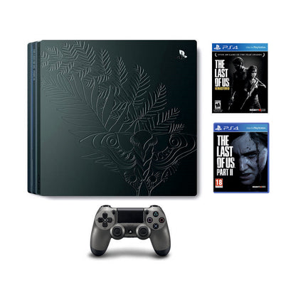 Консоль Sony PlayStation 4 PRO 1TB CUH 72 The Last of Us Part II Limited Edition обслугована + Геймпад бездротовий DualShock 4 + The Last of Us + The Last of Us Part II + гарантія Б/В