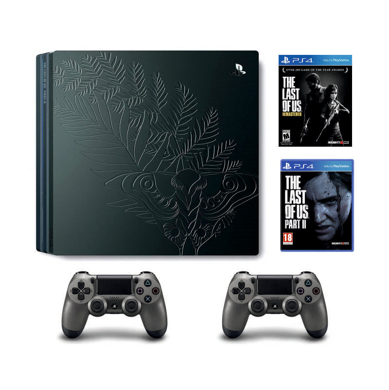 Консоль Sony PlayStation 4 PRO 1TB CUH 72 The Last of Us Part II Limited Edition обслугована + 2 Геймпада бездротових DualShock 4 + The Last of Us + The Last of Us Part II + гарантія Б/В