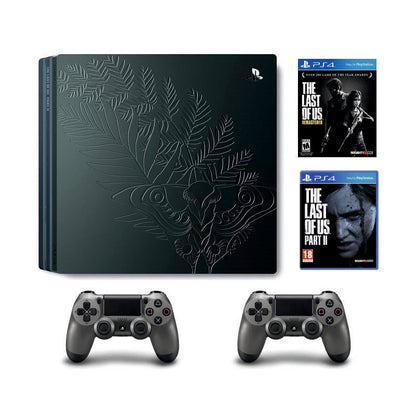 Консоль Sony PlayStation 4 PRO 1TB CUH 72 The Last of Us Part II Limited Edition обслугована + 2 Геймпада бездротових DualShock 4 + The Last of Us + The Last of Us Part II + гарантія Б/В