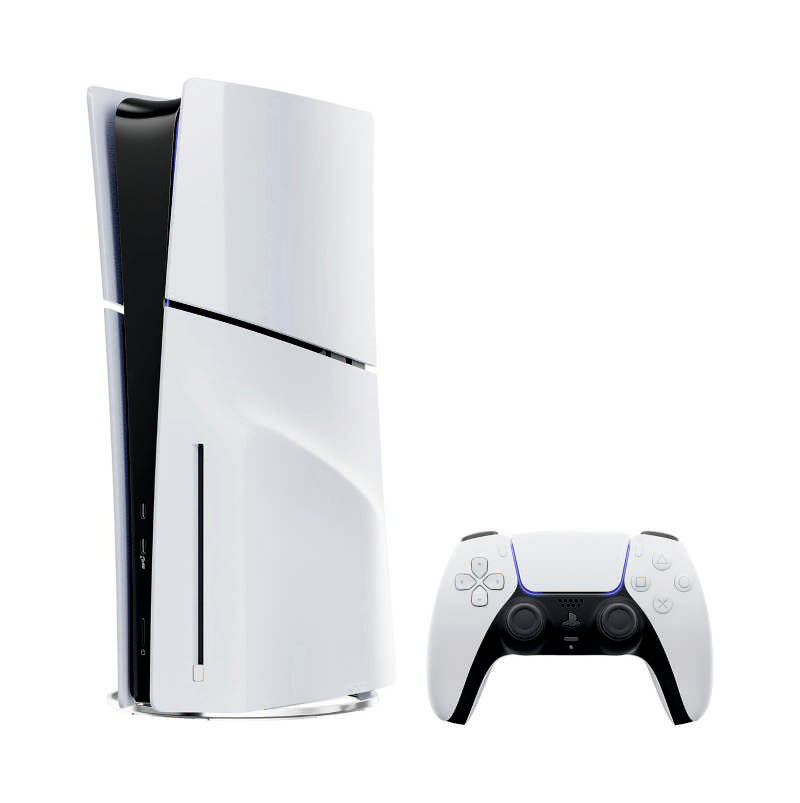 Консоль Sony PlayStation 5 Slim Blu-ray 1TB + Геймпад бездротовий DualSense White + гарантія Б/В