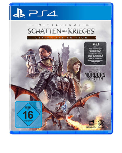 Гра Sony PlayStation 4 Middle-Earth: Shadow of War: Definitive Edition Російські Субтитри Б/В