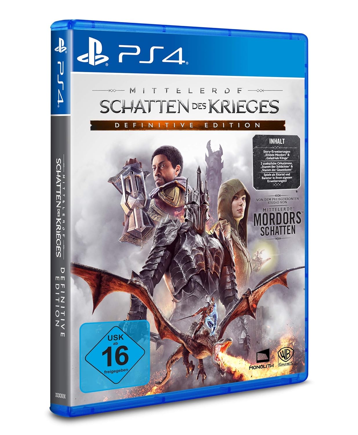 Гра Sony PlayStation 4 Middle-Earth: Shadow of War: Definitive Edition Російські Субтитри Б/В